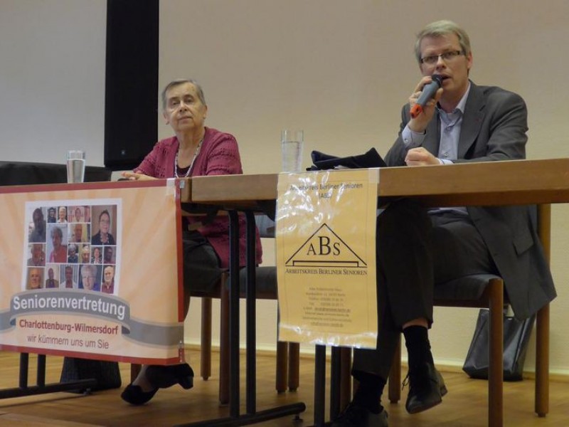Diskussion mit dem Arbeitskreis der Berliner Senioren (ABS) zu dem Thema "Behördenwillkür auf Landes- und Bezirksebene -