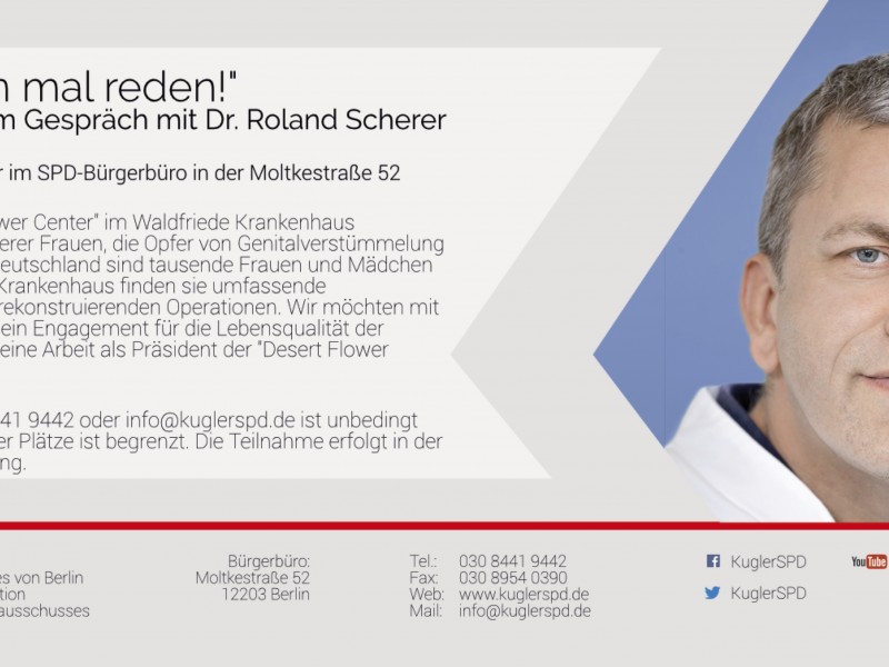 "Wir müssen mal reden!" mit Dr. Roland Scherer